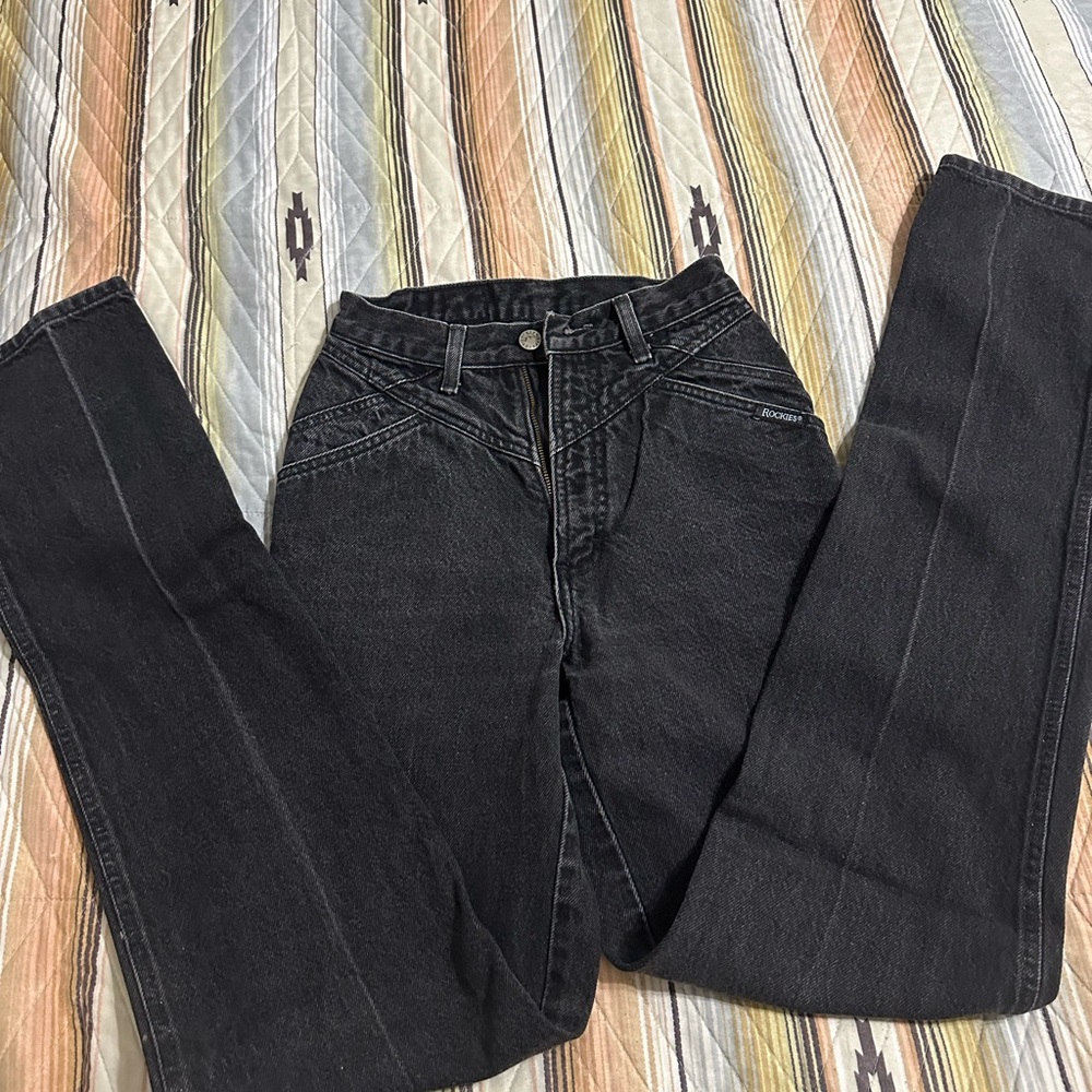 Rockies High Rise Black Women's Jeans